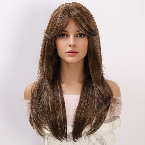 SMILCO/24 Inches |Brown| Daily Style | Straight Hair | SM1616