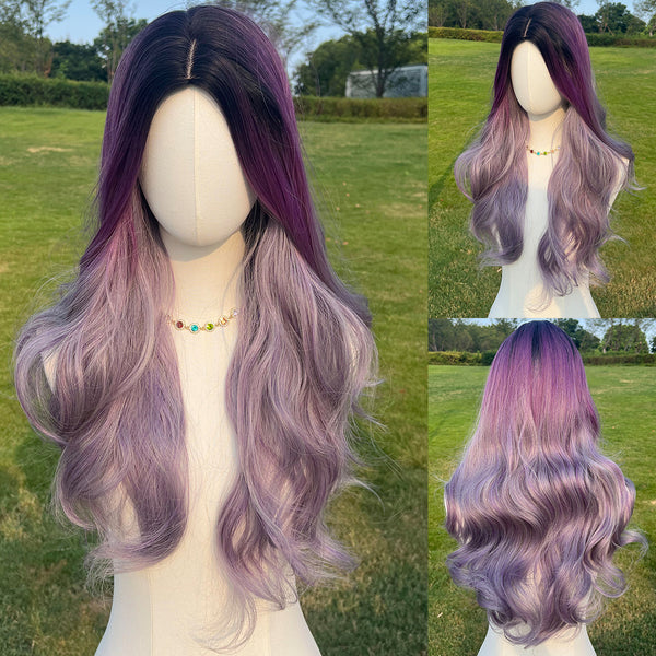 Gemstone | 28-inch | Ombre Purple Loose Wave without Bangs | SM027