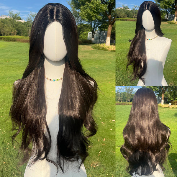 SMILCO/26 Inches|Black Middle Part Body Wave,0.5x6 Small Lace Front|SM7201A